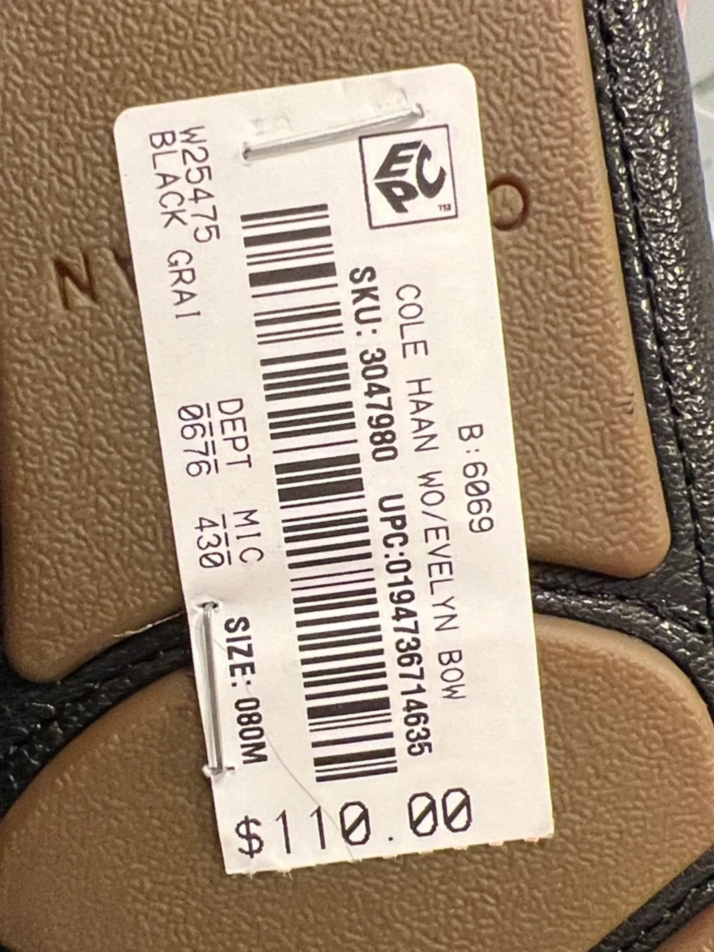 Cole Haan Evelyn Bow Black Loafers